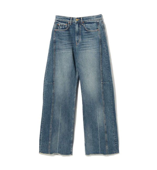 Demi-Luxe BEAMS 「B SIDES / RELAXED CUFFED LASSO デニムパンツ VISTA BLUE」|デニム|VISTA_BLUE