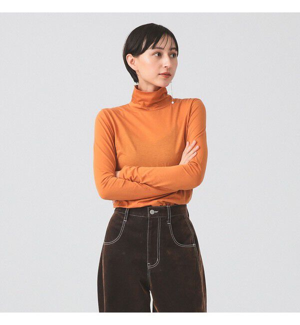 Ray BEAMS 「ソフト 天竺 タートルネック トップス」|その他|