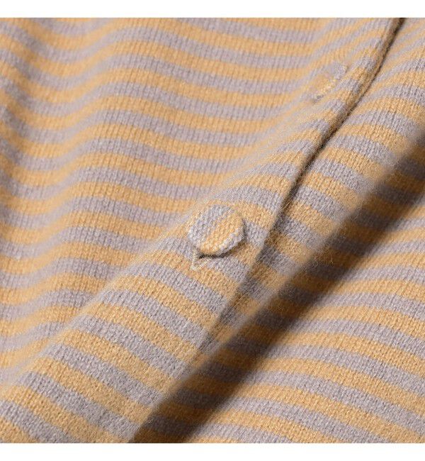 Demi-Luxe BEAMS 「TAN / カシミヤ ストライプ スカーフベスト」|ニット・セーター|
