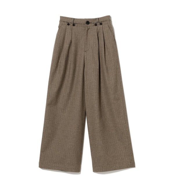 Ray BEAMS 「RBS / ヘリンボン ワイド パンツ」|チノ|