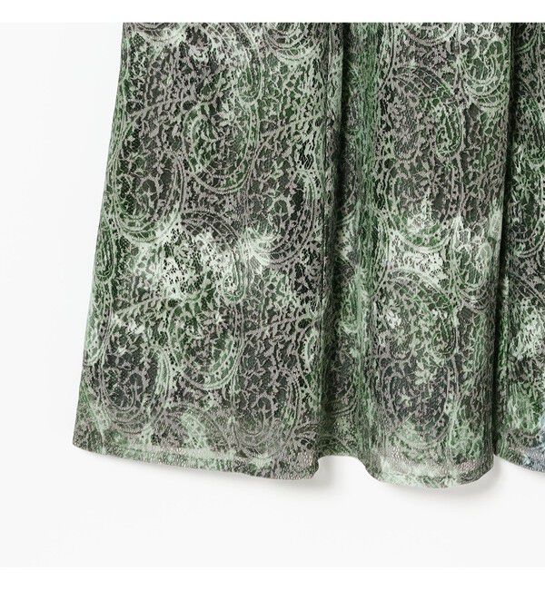 Ray BEAMS 「RBS / ペイズリー レース プリント ワンピース」|ワンピース|