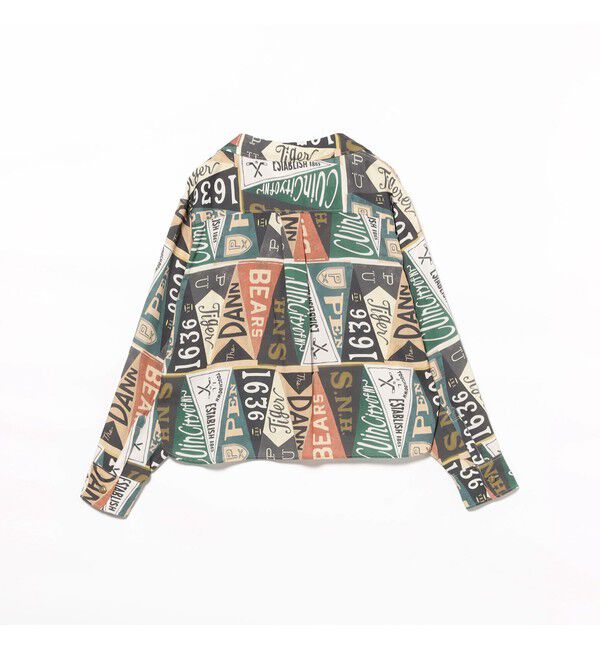 BEAMSBOY「ペナント プリント シャツ」|シャツ・ブラウス|