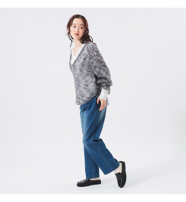 BEAMSBOY「カスリ モヘア ベースボール」|ニット・セーター|