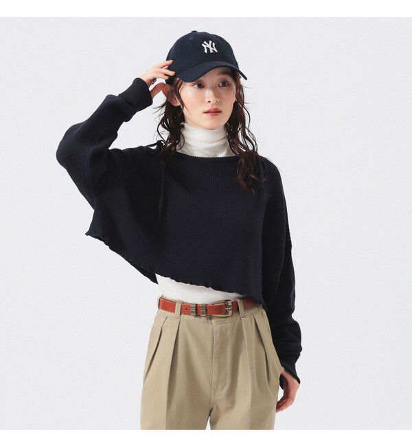 BEAMSBOY「ミリタリー ショート プルオーバー」|ニット・セーター|