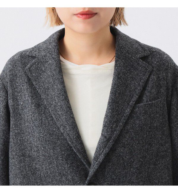 BEAMSBOY「ツイード スリーボタン ビッグジャケット」|テーラードジャケット|