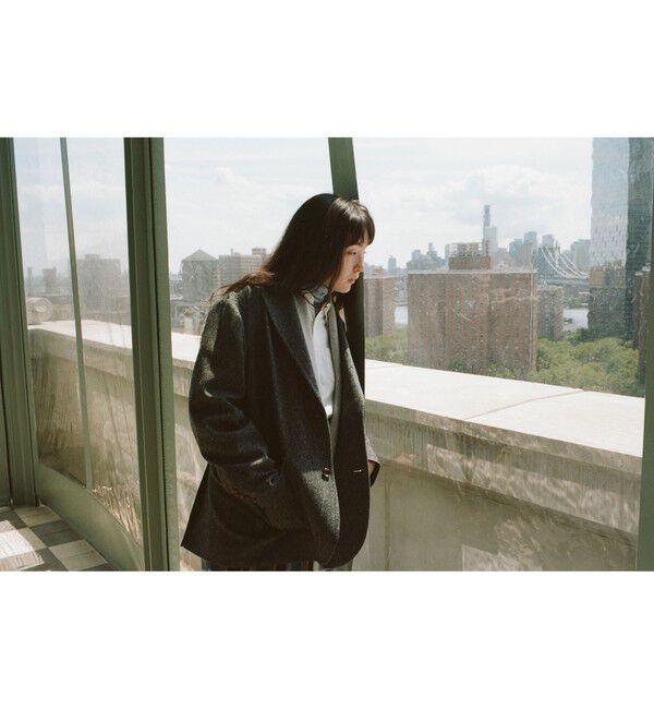 BEAMSBOY「ツイード スリーボタン ビッグジャケット」|テーラードジャケット|