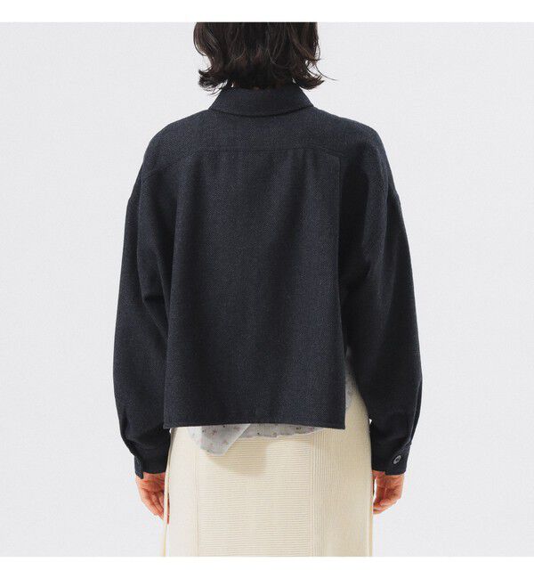 BEAMSBOY「ショート ヘリンボーン CPO ジャケット」|ブルゾン・スタジャン|