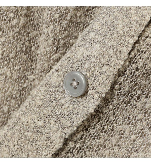 Demi-Luxe BEAMS 「AK+1 / ポロカラーショート カーディガン」|ニット・セーター|