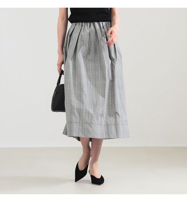 Demi-Luxe BEAMS 「ランダム タック フレアスカート」|スカート|