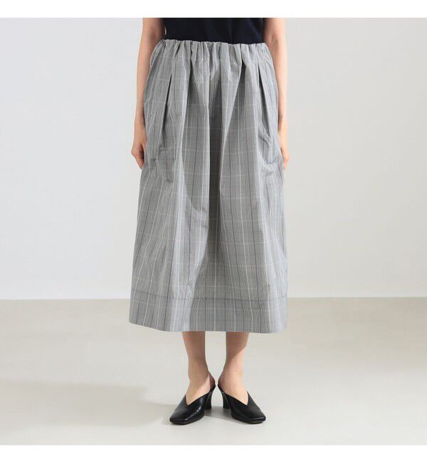 Demi-Luxe BEAMS 「ランダム タック フレアスカート」|スカート|