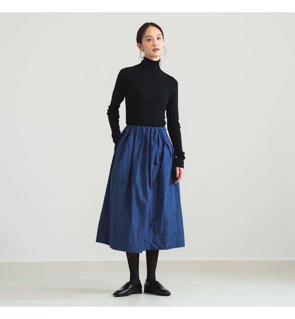 Demi-Luxe BEAMS 「ランダム タック フレアスカート」|スカート|