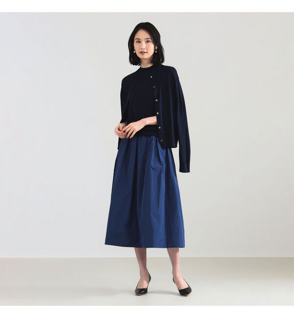 Demi-Luxe BEAMS 「ランダム タック フレアスカート」|スカート|