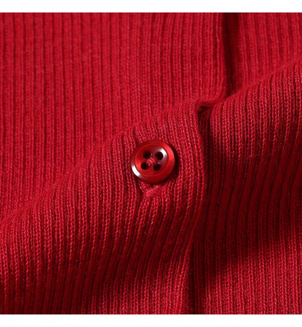 Demi-Luxe BEAMS 「ポリエステル ウール ポロ カーディガン」|ニット・セーター|