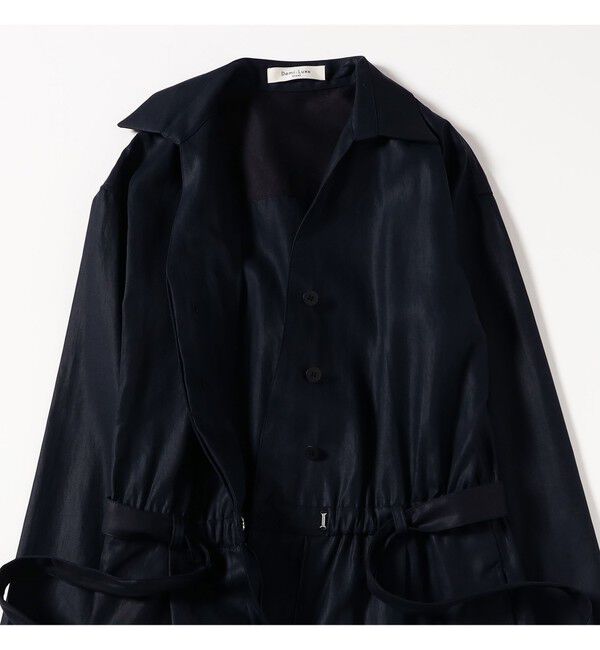 Demi-Luxe BEAMS 「スキッパー ギャバ ジャンプスーツ」|オールインワン|