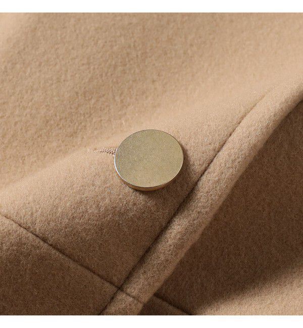 Demi-Luxe BEAMS 「ソフトメルトン ノーカラーコート」|ダッフルコート|