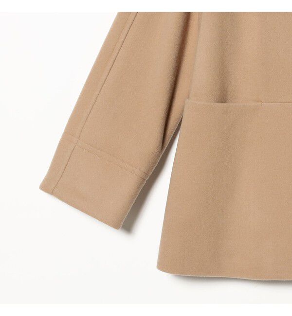 Demi-Luxe BEAMS 「ソフトメルトン ノーカラーコート」|ダッフルコート|