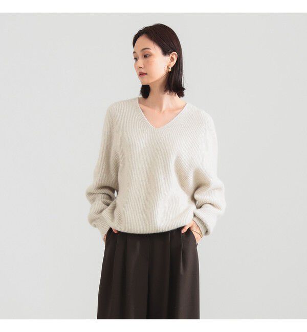 Demi-Luxe BEAMS 「フォックスウール ホールガーメント ニット」|ニット・セーター|