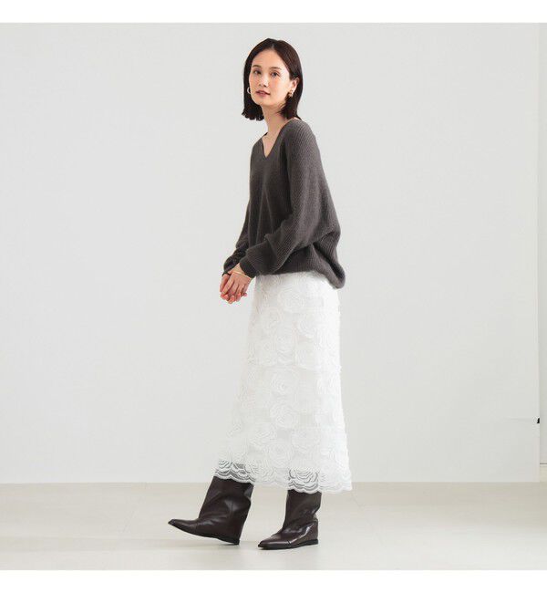 Demi-Luxe BEAMS 「フォックスウール ホールガーメント ニット」|ニット・セーター|