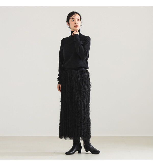 Demi-Luxe BEAMS 「フェザー ジャガード ドレス スカート .M」|スカート|