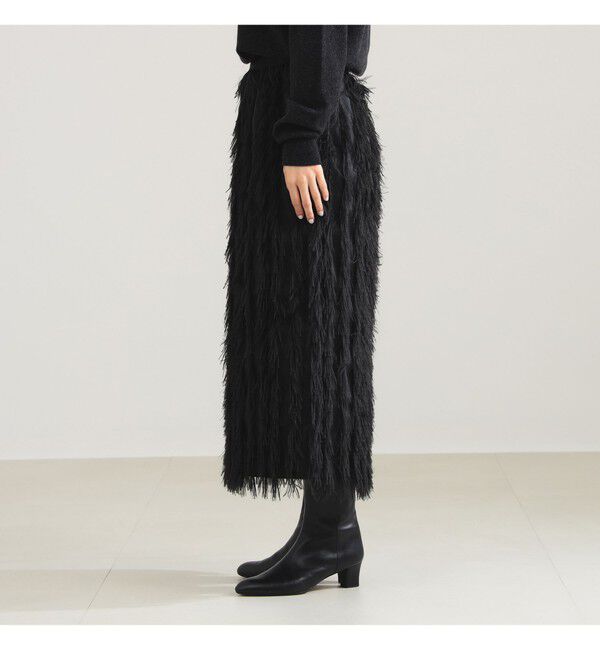 Demi-Luxe BEAMS 「フェザー ジャガード ドレス スカート .M」|スカート|