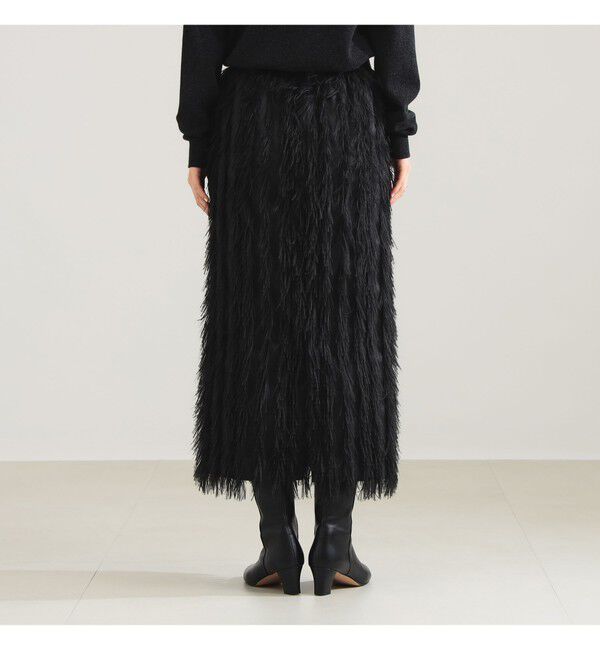 Demi-Luxe BEAMS 「フェザー ジャガード ドレス スカート .M」|スカート|