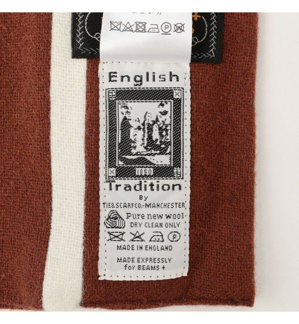 BEAMS PLUS「ENGLISH TRADITION &times; BEAMS PLUS / 別注 スクールマフラー」|マフラー|