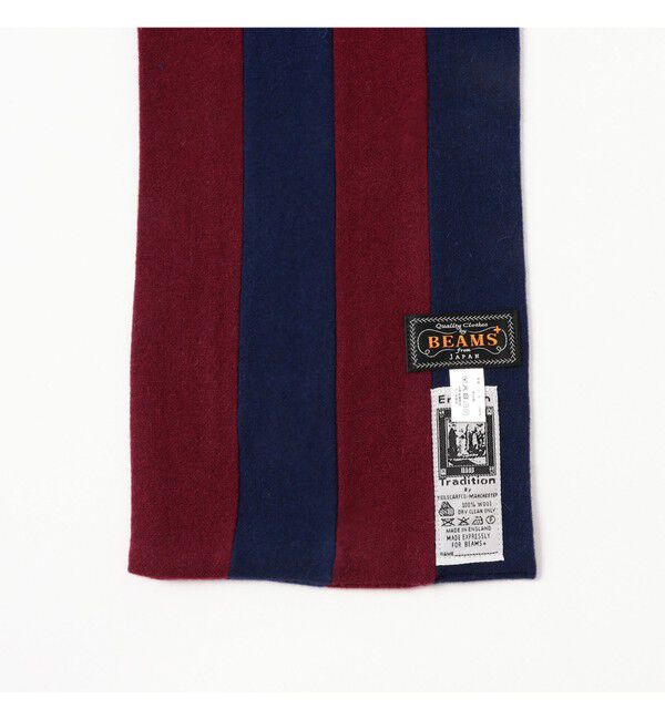BEAMS PLUS「ENGLISH TRADITION &times; BEAMS PLUS / 別注 スクールマフラー」|マフラー|