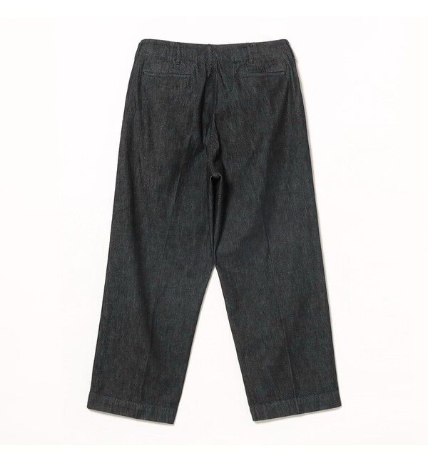 BEAMS PLUS「ダブルダイ デニム ミリタリー トラウザーズ」|チノ|