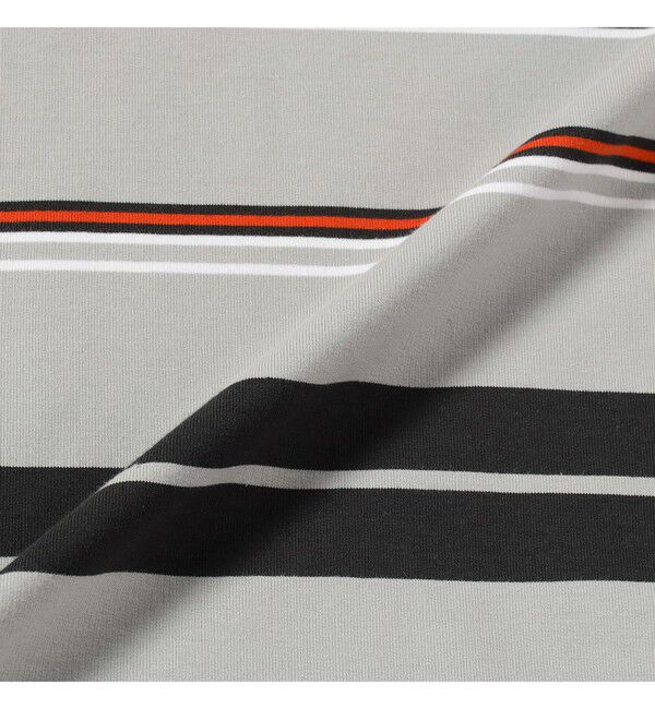 BEAMS「【ワイドフィット】マルチボーダー クルーネック スウェット」|Tシャツ・カットソー|