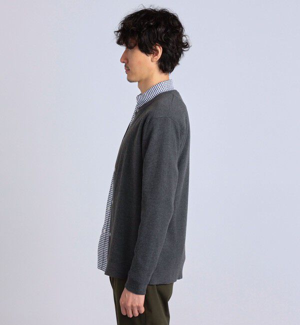 SHIPS any「SHIPS any: 〈手洗い可能〉 ミラノリブ クルーネック カーディガン 24SS◇」|カーディガン|