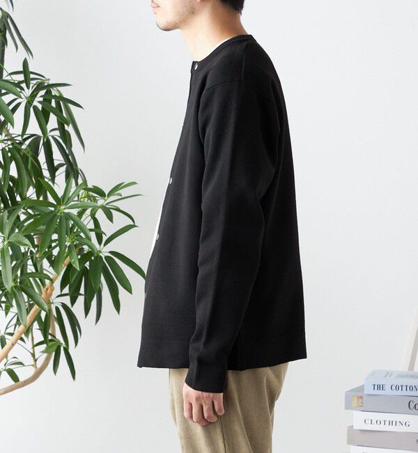 SHIPS any「SHIPS any: 〈手洗い可能〉 ミラノリブ クルーネック カーディガン 24SS◇」|カーディガン|