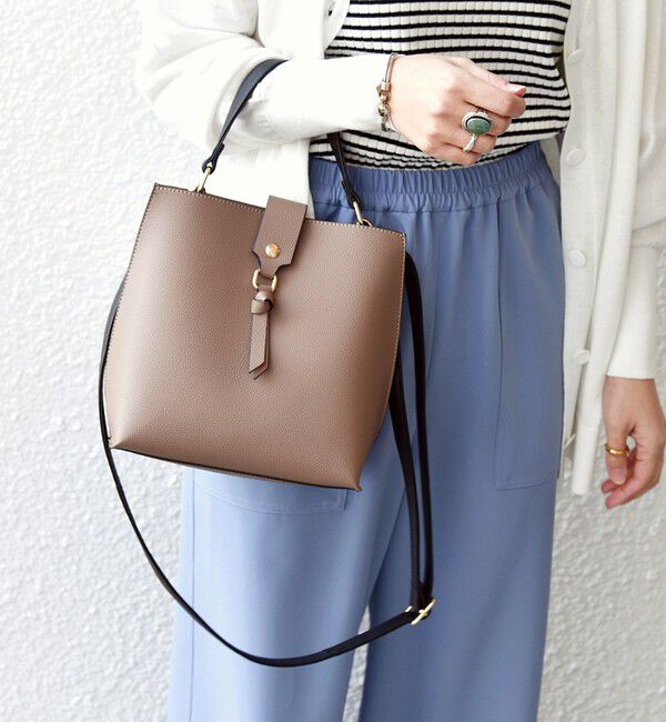 SHIPS any「SHIPS any: バイカラー2WAY スクエア ショルダー バッグ」|ショルダー・メッセンジャー|