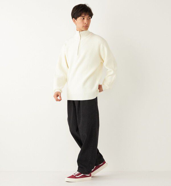 SHIPS Colors 「SHIPS Colors: テーパード ワイド トラウザー デニム◇」|デニム|