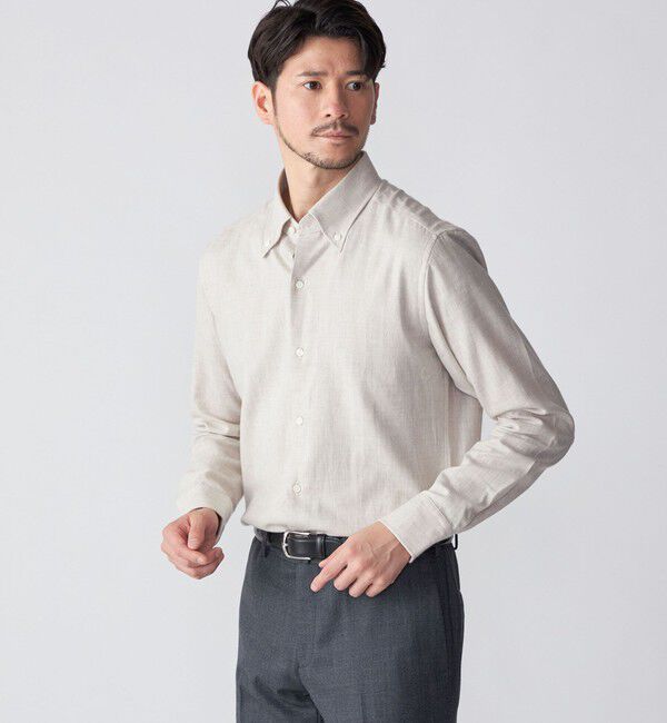 SHIPS「SHIPS: コンテンポラリー ボタンダウン ネル シャツ」|シャツ・ブラウス|