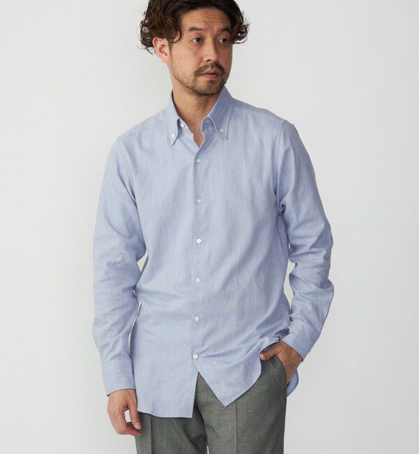 SHIPS「SHIPS: コンテンポラリー ボタンダウン ネル シャツ」|シャツ・ブラウス|