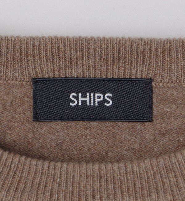 SHIPS「SHIPS: スーパー180'S ラム ウール クルーネック ニット」|ニット・セーター|