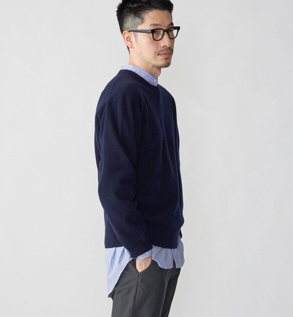 SHIPS「SHIPS: スーパー180'S ラム ウール クルーネック ニット」|ニット・セーター|