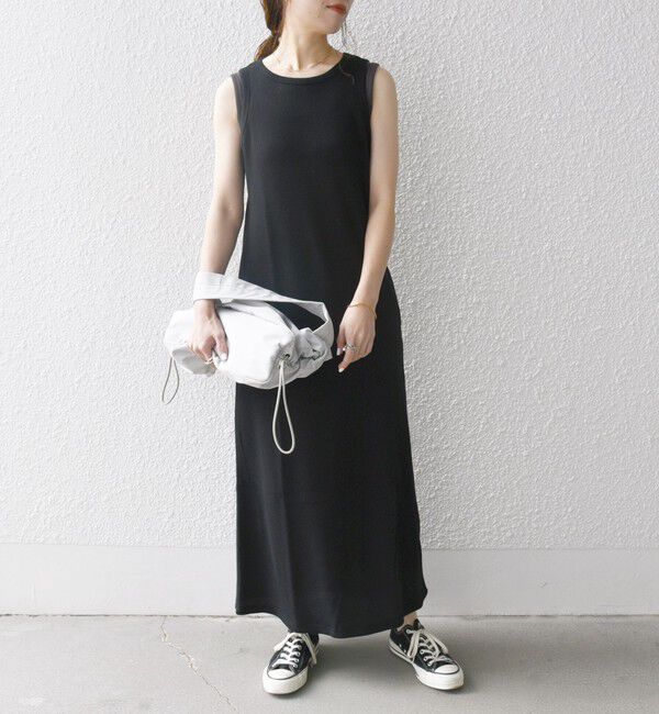 SHIPS any「SHIPS any:〈洗濯機可能〉ワッフル タンク ロング ワンピース」|ワンピース|