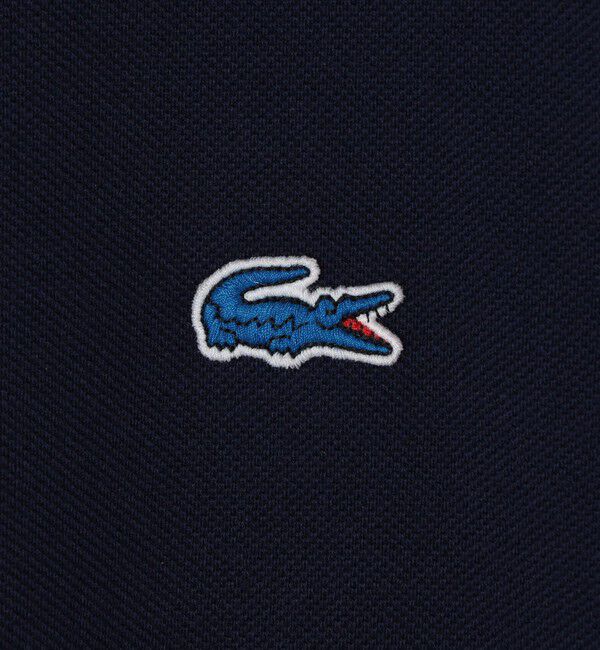 SHIPS any「【SHIPS any別注】LACOSTE: ワンポイント ピケ クルーネック Tシャツ (ロンT)◇」|Tシャツ・カットソー|