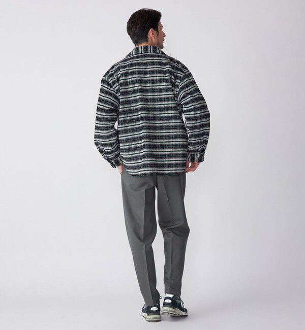 SHIPS「【WEB限定】SHIPS: モール チェック ダブルポケット CPO シャツ ジャケット」|ミリタリージャケット|