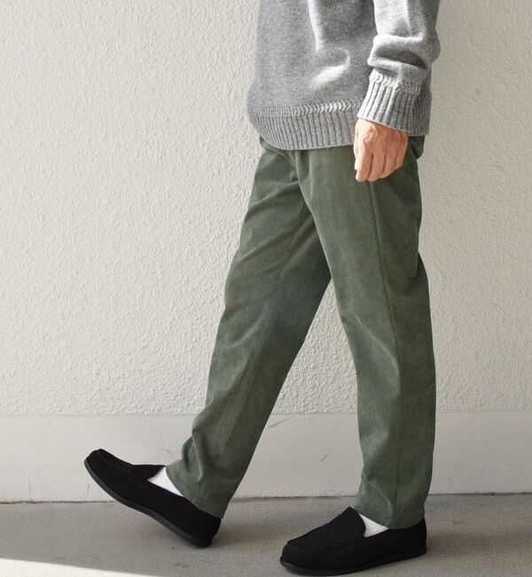 SHIPS any「SHIPS any: ストレッチ コーデュロイ テーパード イージー パンツ 24FW◇」|チノ|