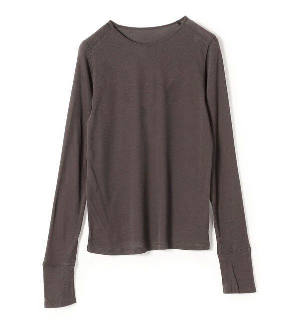 SHIPS for women「〈手洗い可能〉PLA シアー カットソー ◇」|Tシャツ・カットソー|ブラウン