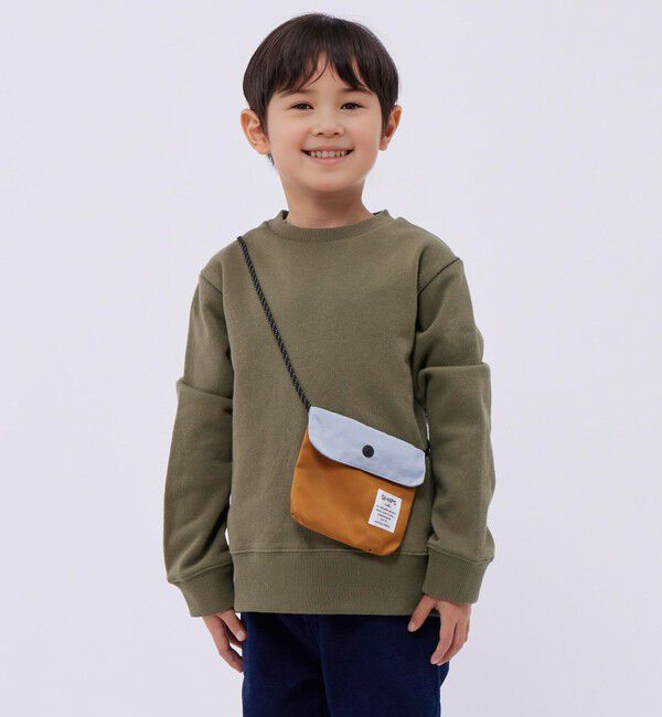 SHIPS Colors 「SHIPS Colors:〈洗濯機可能〉ボディバッグ スウェット(80～130cm)」|スウェット・ジャージ|オリーブ