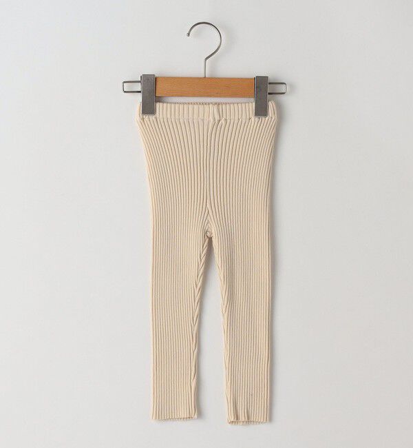 SHIPS KIDS「SHIPS KIDS:80～90cm / リブ レギンス」|レギンス・スパッツ|ナチュラル