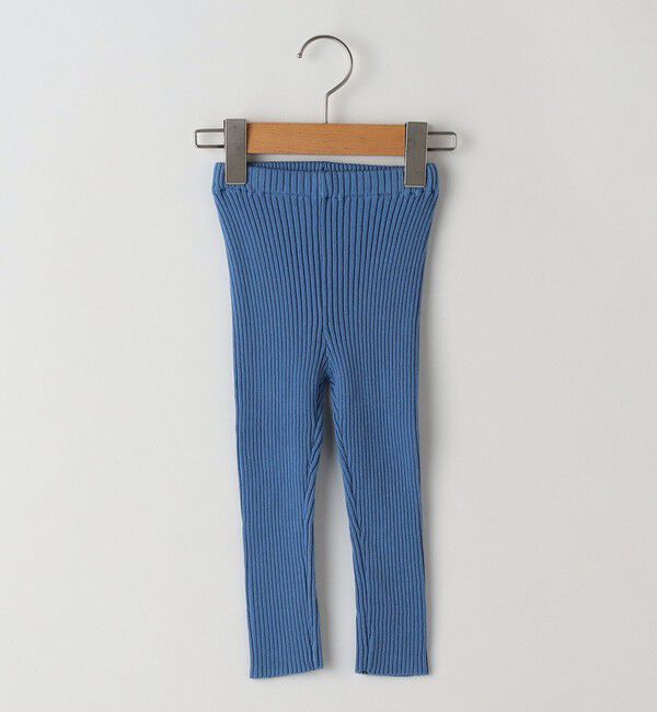 SHIPS KIDS「SHIPS KIDS:80～90cm / リブ レギンス」|レギンス・スパッツ|ブルー系