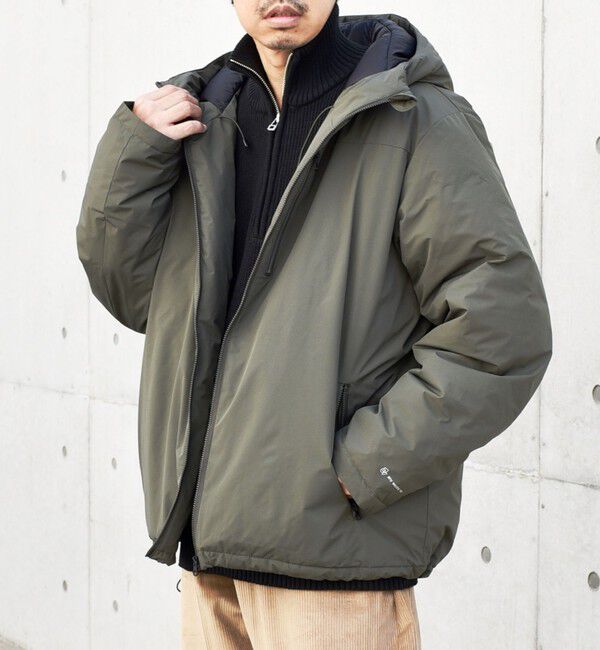 SHIPS any「SHIPS any: 〈撥水・防風等〉多機能 フード ダウン ブルゾン◇」|ダウン|