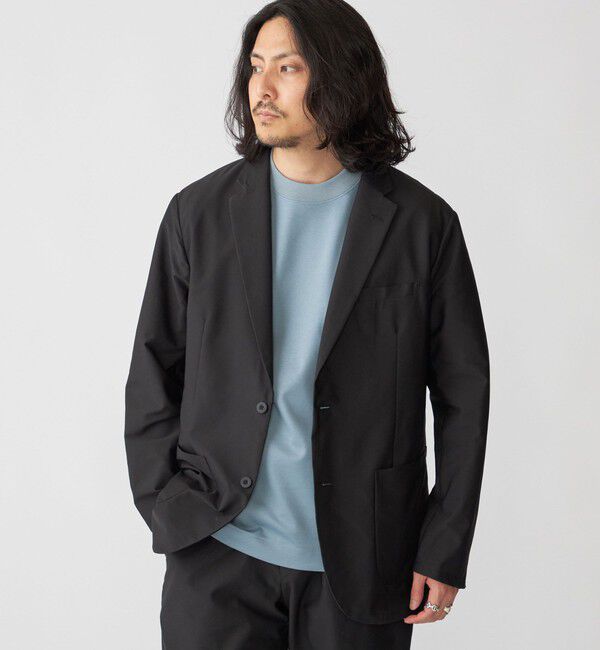SHIPS「SHIPS:〈手洗い可能/セットアップ対応〉スーパーライト 2ボタン ジャケット」|テーラードジャケット|
