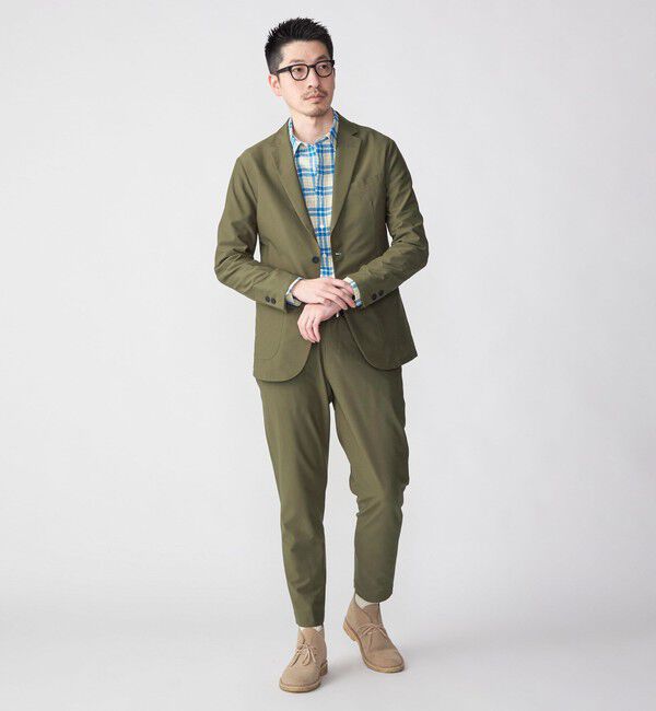 SHIPS「SHIPS:〈手洗い可能/セットアップ対応〉スーパーライト 2ボタン ジャケット」|テーラードジャケット|