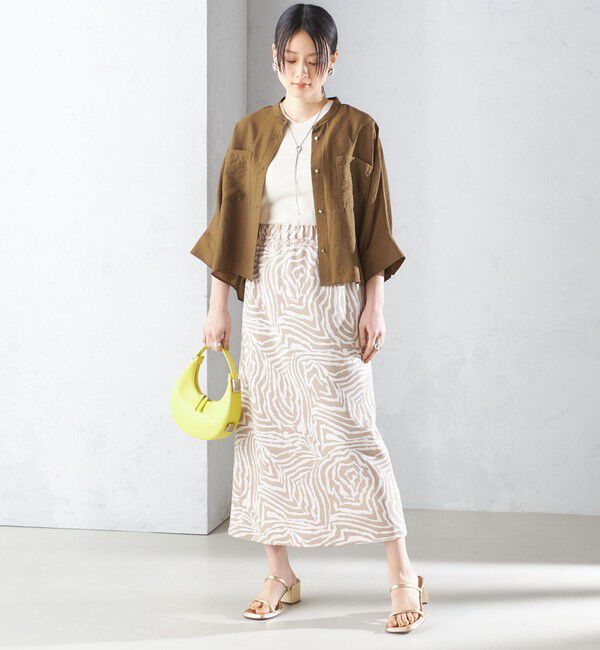 SHIPS for women「〈手洗い可能〉シルク混 シアー 羽織 シャツ」|シャツ・ブラウス|