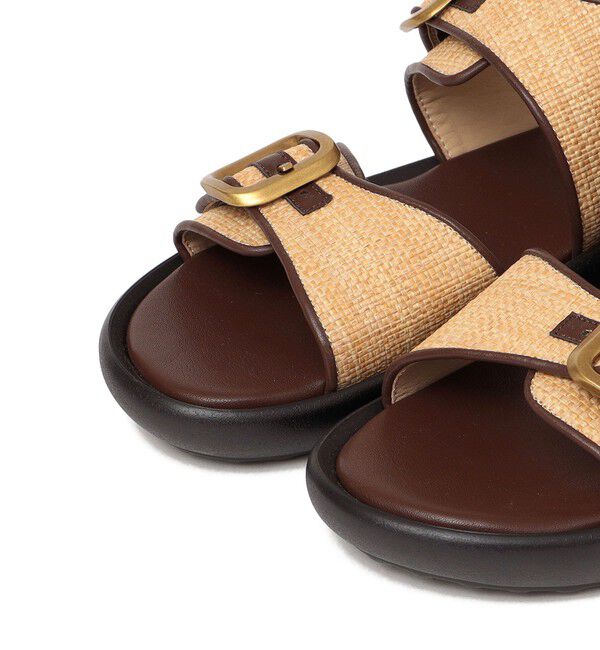 SHIPS any「【SHIPS any別注】eblouna: バックルベルト サンダル」|サンダル|